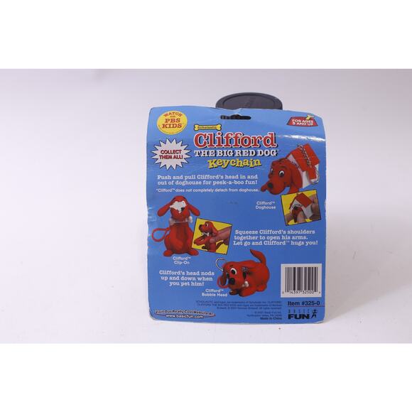 Clifford, The Big Red Dog, Keychain, Scholastic, PBS Kids, ~ 250903-WH 584 - Picture 3 of 3